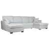 Sofabed Home ESPRIT Grey Modern 298 x 154 x 92 cm