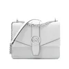 Shoulder Bag Michael Kors Greenwich White 20 x 18 x 6 cm