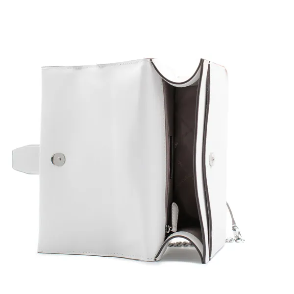 Shoulder Bag Michael Kors Greenwich White 20 x 18 x 6 cm