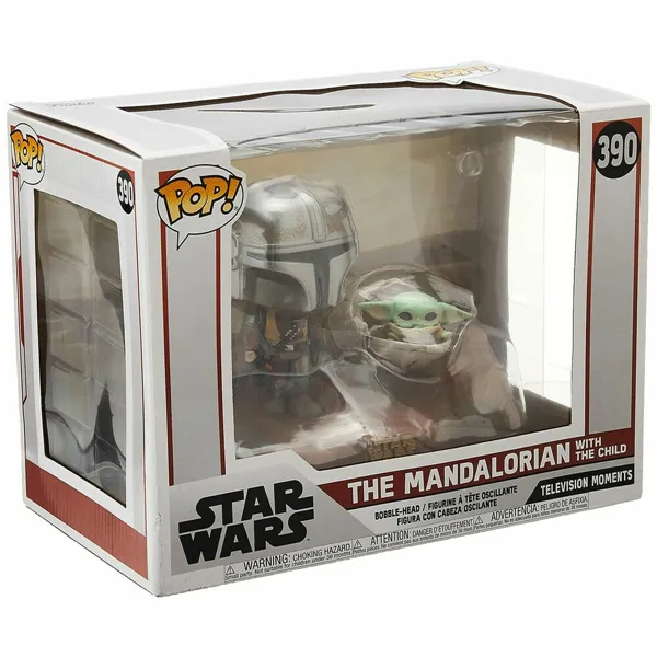 Collectable Figures Funko Pop! STAR WARS THE MANDALORIAN & BABY YODA