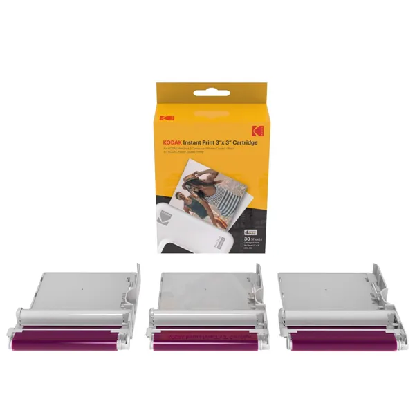 Matte Photographic Paper Kodak Instant Print 3"x3" (3 Units) (30 Units)