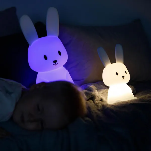 Night light Innogio GIORABBIT 136 MIDI White Silicone