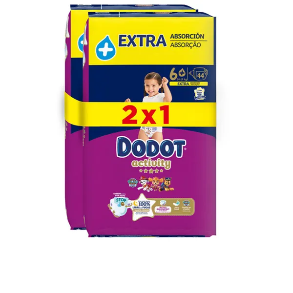 Disposable nappies Dodot ACTIVITY EXTRA (88 Units)