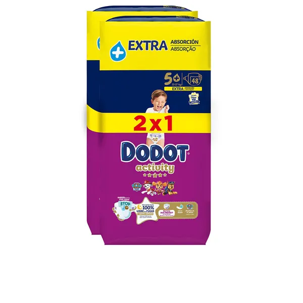 Disposable nappies Dodot ACTIVITY EXTRA (96 Units)
