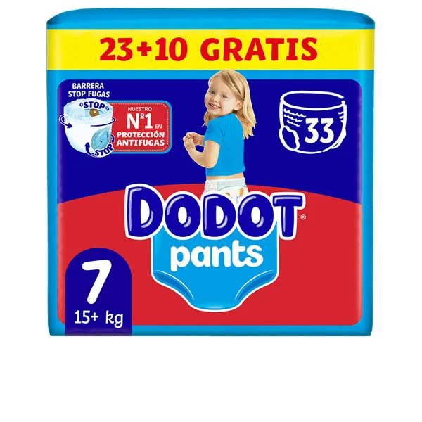 Disposable nappies Dodot Pants 33 Units