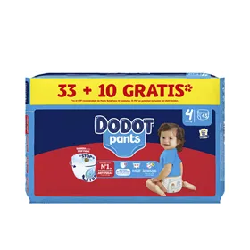 Disposable nappies Dodot Pants (43 Units)