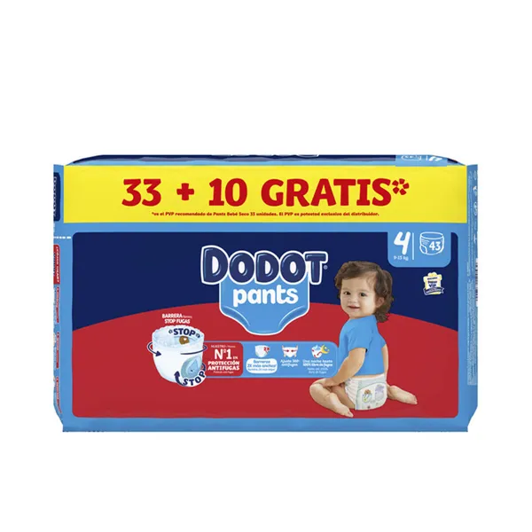Disposable nappies Dodot Pants (43 Units)