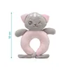 Rattle Cat 16 cm Pink