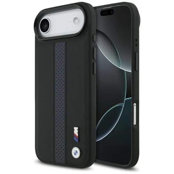BMW M Perforated Stripe Logo MagSafe - Case iPhone Air (blue)
