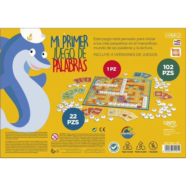 Board game Mi Primer Juego De Palabras Cayro (ES)