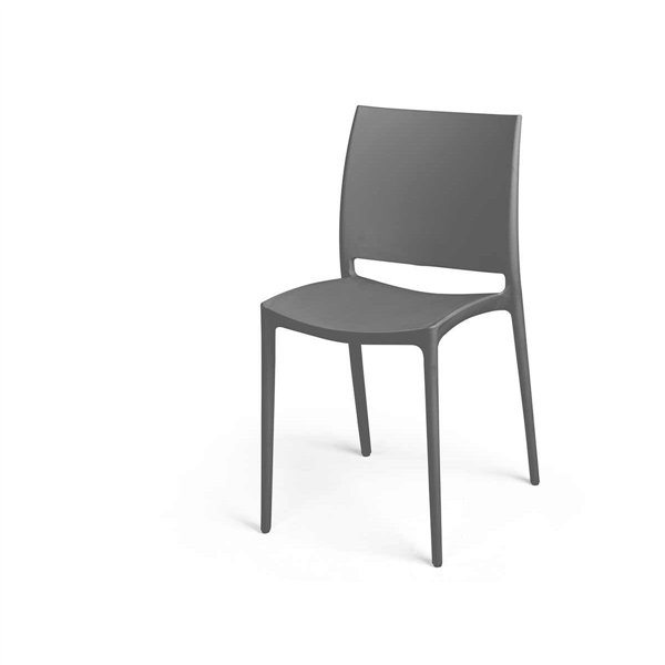 Chair Gift Decor Grey polypropylene 41 x 79 x 46 cm