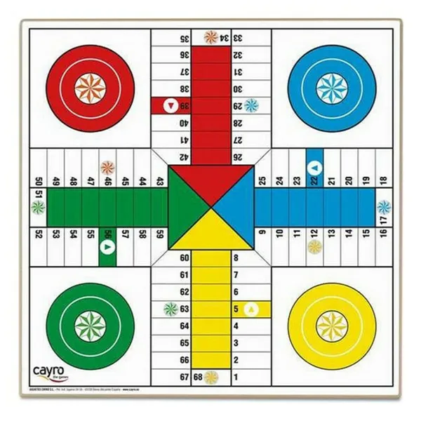 Parchís and Oca Board Cayro 40 x 40 cm