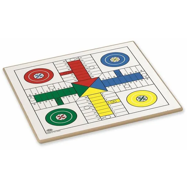 Parchís, Chess and Checkers Board Cayro Wood