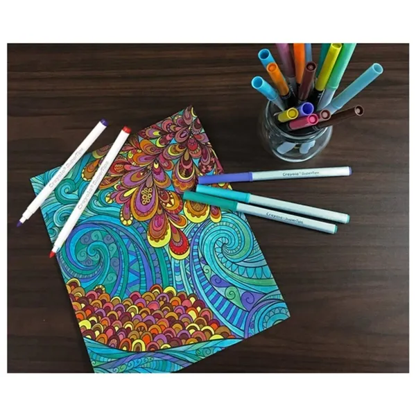 Set of Felt Tip Pens Pastel Crayola Multicolour Cake Washable