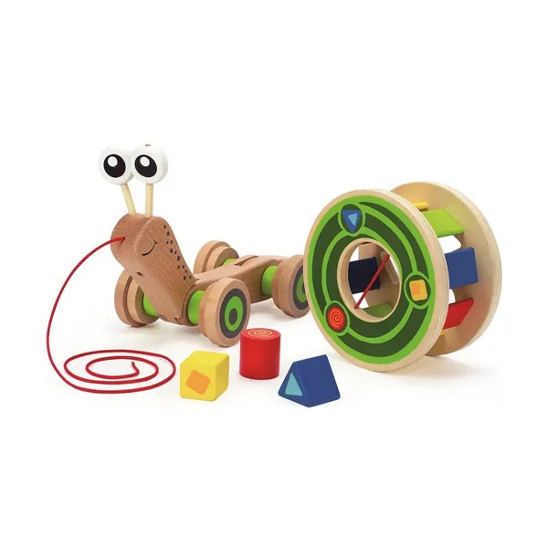 Pull-along toy Hape Nestable Snail 30 x 18,6 x 11 cm 30,10 x 18,6 x 11,20 cm