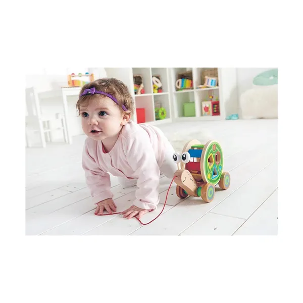 Pull-along toy Hape Nestable Snail 30 x 18,6 x 11 cm 30,10 x 18,6 x 11,20 cm