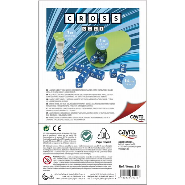 Board game Cayro Cross Dices