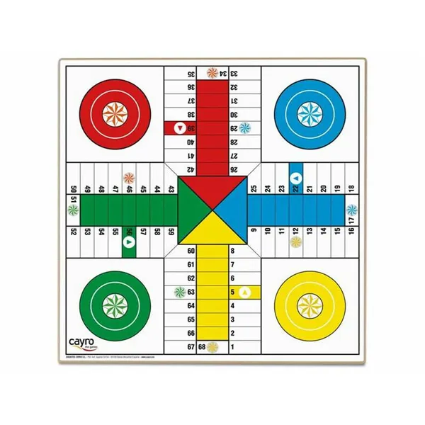 Parchís and Oca Board Cayro 33 x 33 cm