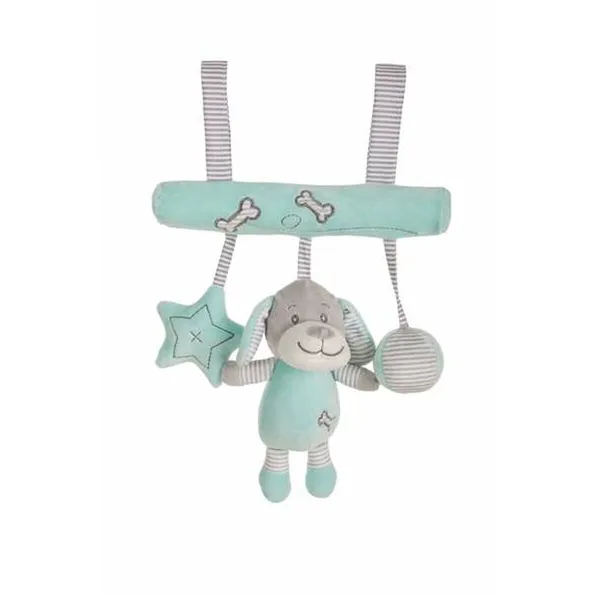 Door Hanger Green Dog 25cm Fluffy toy