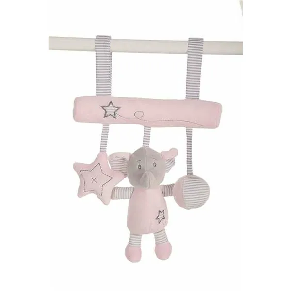 Door Hanger Pink Elephant 25cm Fluffy toy