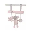 Door Hanger Pink Elephant 25cm Fluffy toy