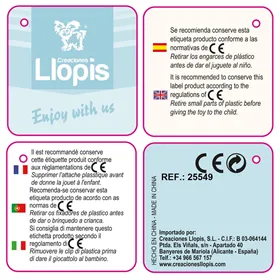 Lillepott Home ESPRIT Valge Pruun Beež Helepruun Tsement Troopiline 25 x 25 x 18 cm