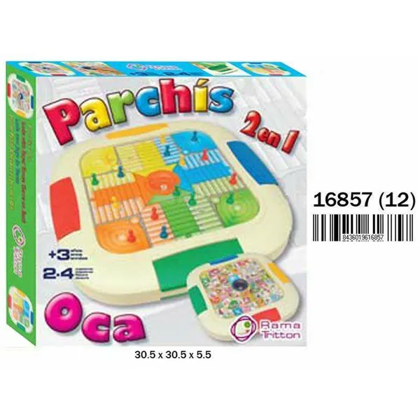 Parchís and Oca Board 30,5 x 30,5 x 5,5 cm
