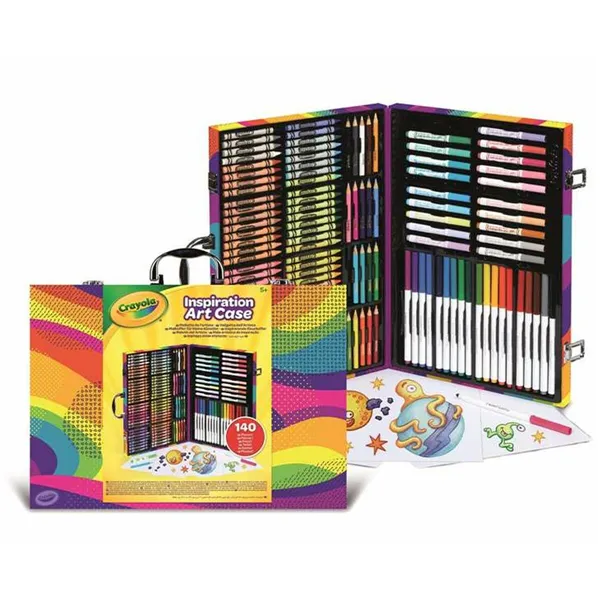 Painting set Crayola Rainbow 39,5 x 4 x 28 cm Multicolour 140 Pieces