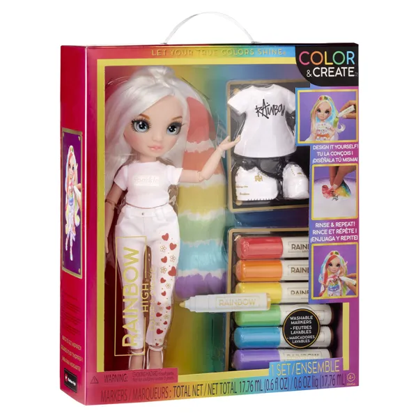 Doll Rainbow High Color & Create 22 cm