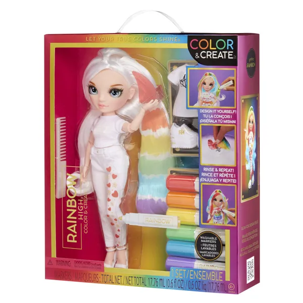 Doll Rainbow High Color & Create 22 cm
