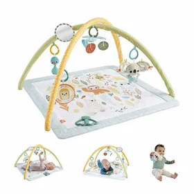Naujametinė eglutė Home ESPRIT Balta Auksinis Kartonas Plunksna 22 x 22 x 46 cm (2 vnt.)