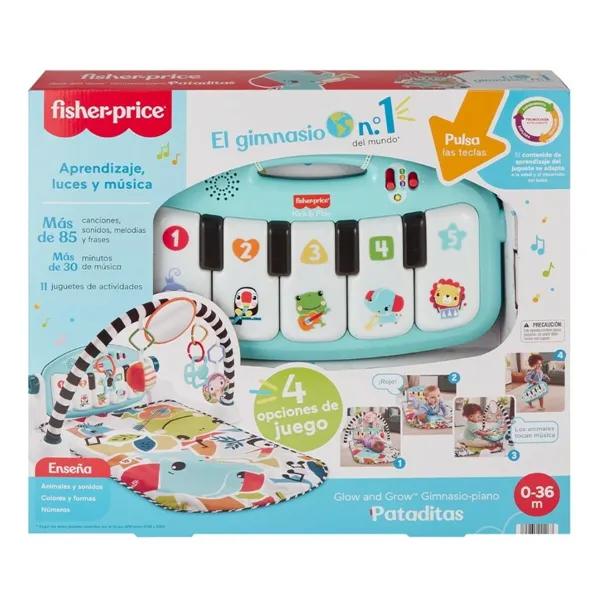 Play mat Fisher-Price Kick and Play Plastic Rattle Piano ES