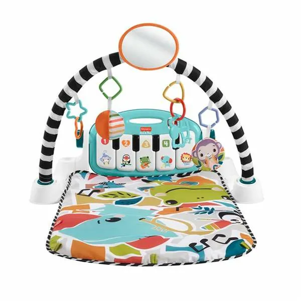 Play mat Fisher-Price Kick and Play Plastic Rattle Piano ES