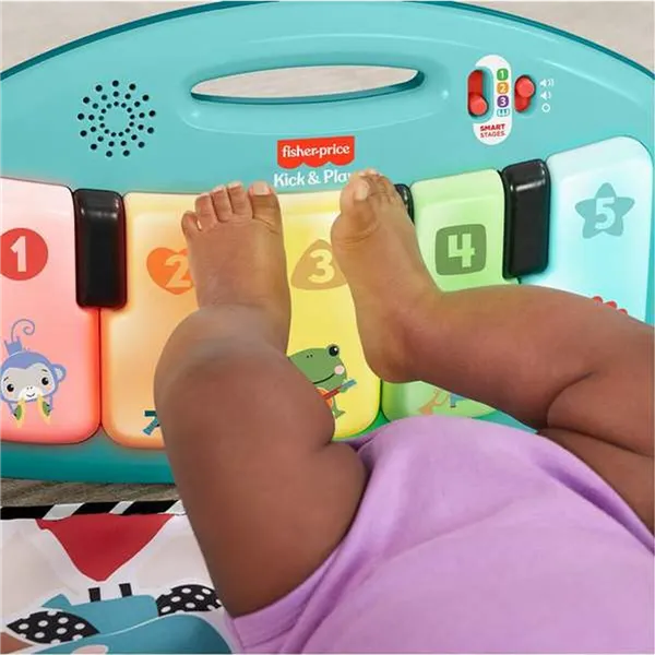 Play mat Fisher-Price Kick and Play Plastic Rattle Piano ES