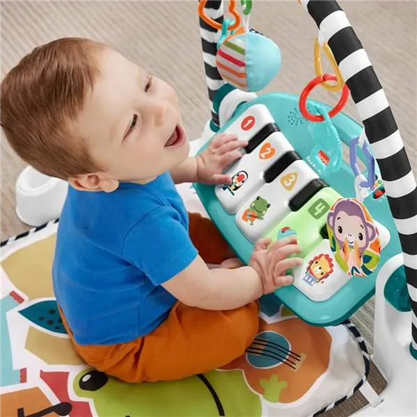 Play mat Fisher-Price Kick and Play Plastic Rattle Piano ES