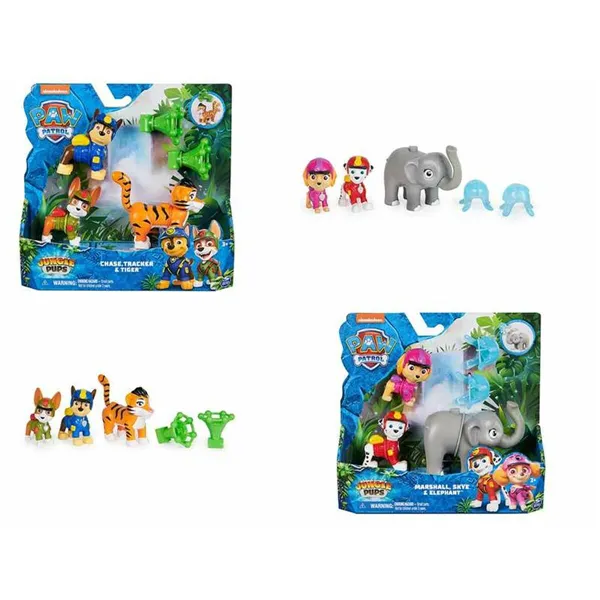 Playset The Paw Patrol Jungle 19,05 x 20,23 x 5,71 cm 4 Units