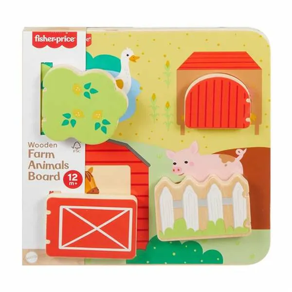 Baby toy Mattel 20 x 20 x 1,91 cm animals