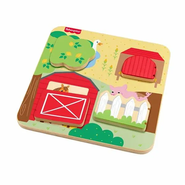 Baby toy Mattel 20 x 20 x 1,91 cm animals