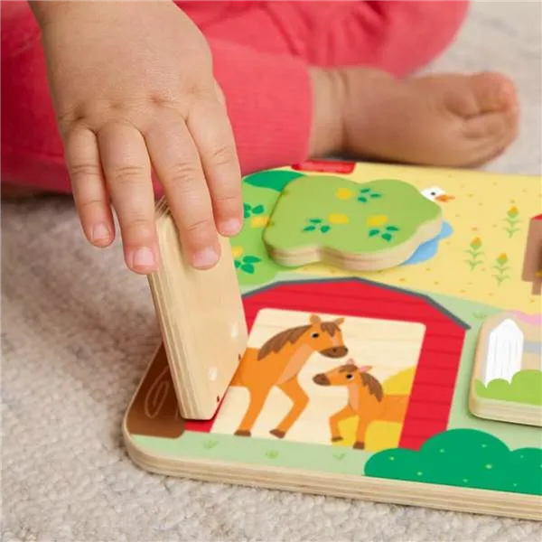 Baby toy Mattel 20 x 20 x 1,91 cm animals
