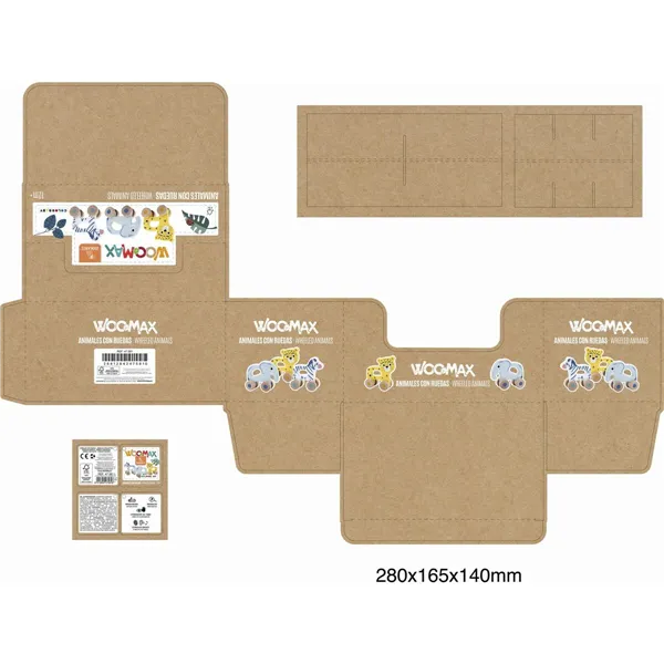 Pull-along toy Colorbaby 13 x 5 x 12,5 cm