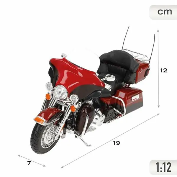 Motorcycle Harley-Davidson Electra Glide 1:12