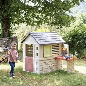 Стакан Home ESPRIT Белый Серый Натуральный Смола 7 x 7 x 10,5 cm (2 штук)