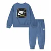 Children's Sports Outfit Nike Nkb Nsw Future Utility Crew Blue