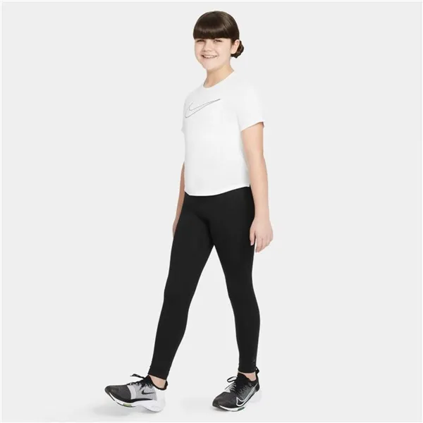 Child's Short Sleeve T-Shirt Nike DD7639-100 White