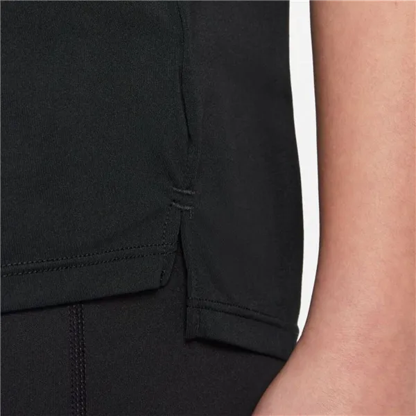 Child's Short Sleeve T-Shirt Nike DD7639-010 Black