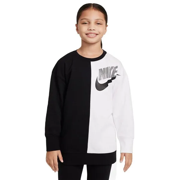 Hoodless Sweatshirt for Girls Nike Sportswear  Black