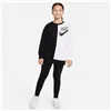 Hoodless Sweatshirt for Girls Nike Sportswear  Black