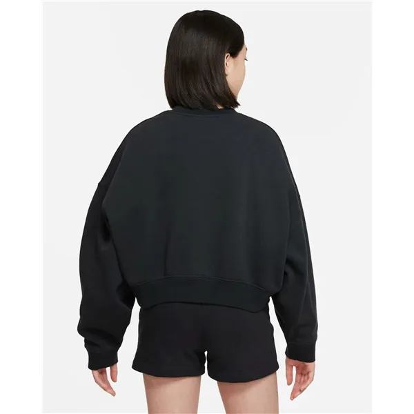 Hoodless Sweatshirt for Girls Nike Sportswear Trend  Black