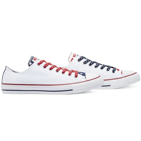 Sports Shoes for Kids Converse Stars Stripes Chuck Taylor White