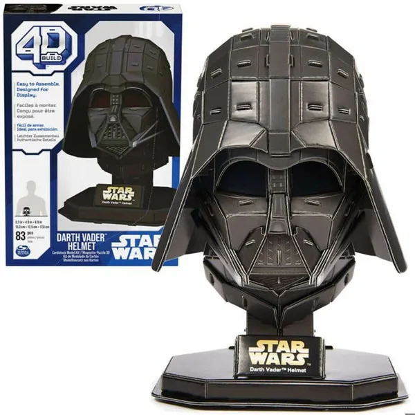 3D Puzzle Spin Master Darth Vader Star Wars 23 x 15 x 4 cm 83 Pieces